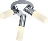 OSRAM - LED Plafondlamp - Nitron Dilano - 12W - Warm Wit 3000K - Dimbaar - Rond - Glans Chroom - Aluminium