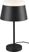 LED Tafellamp - Nitron Barnaness - E14 Fitting - 2-lichts - Rond - Mat Zwart - Aluminium