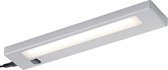 LED Keukenkast Verlichting - Nitron Alyna - 4W - Warm Wit 3000K - Rechthoek - Mat Titaan
