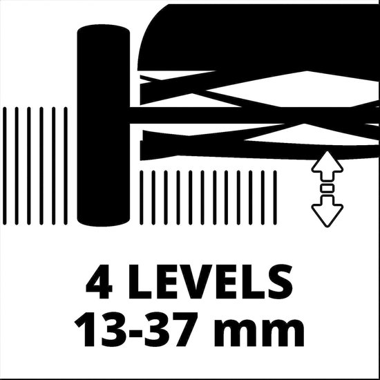 Einhell Kooimesmaaier GC-HM 400 - Maaibreedte: 40 cm - Aanbevolen gazonoppervlakte: tot 250 m² - 27 L opvangbak - Maaihoogte: 13-37 mm