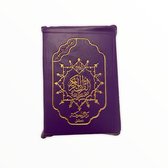 Tajweed Koran met rits Paars