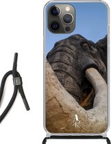 iPhone 12 Pro Max hoesje met koord - Elephant
