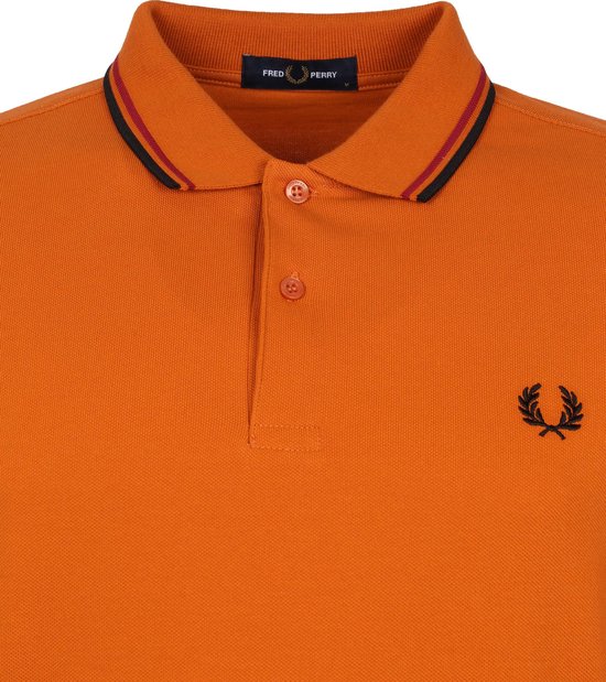 oranje polo fred perry