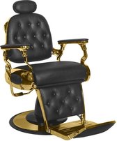 Barbier stoel Francesco Gold-Black