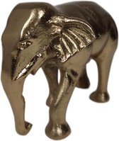 Beeld aluminium olifant goud