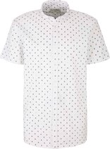Tom Tailor Denim Korte mouw Overhemd - 1027560 Wit (Maat: XL)