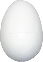 Eieren, H: 12 cm, wit, 25 stuk/ 1 doos