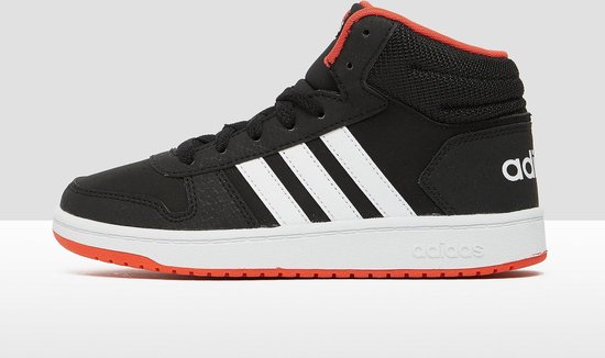 adidas Hoops Mid 2.0 K Kinderen Sneakers - Core Black/Ftwr White/Hi-Res Red  S18 - Maat 28 | bol.com