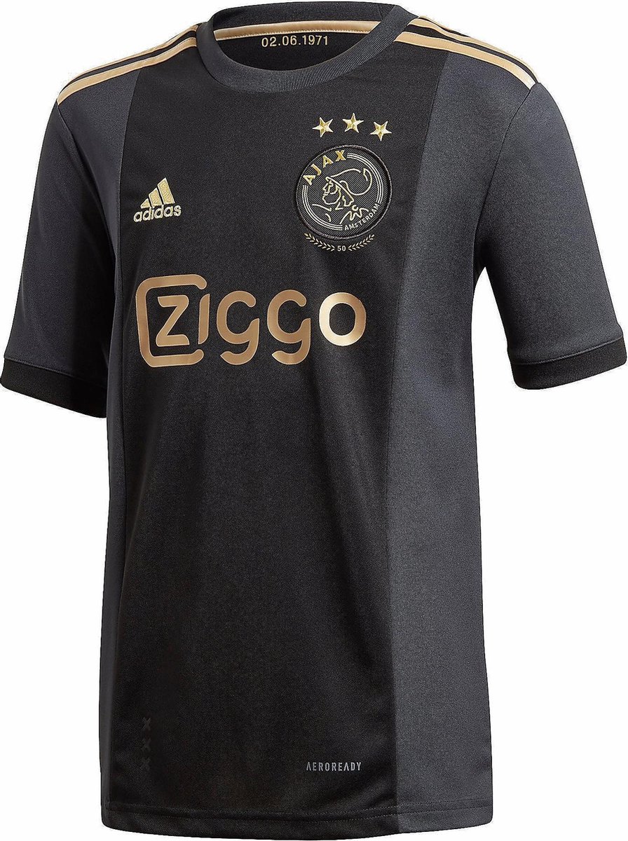 Adidas Ajax Shirt 20/21 Zwart/Goud Kinderen | bol.com