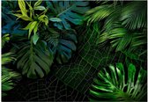 Fotobehang - Dark Jungle 100x70cm - Vliesbehang