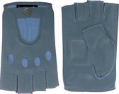 gants de voiture en cuir modèle femme Whitsunday Couleur: Denim, Taille: 8