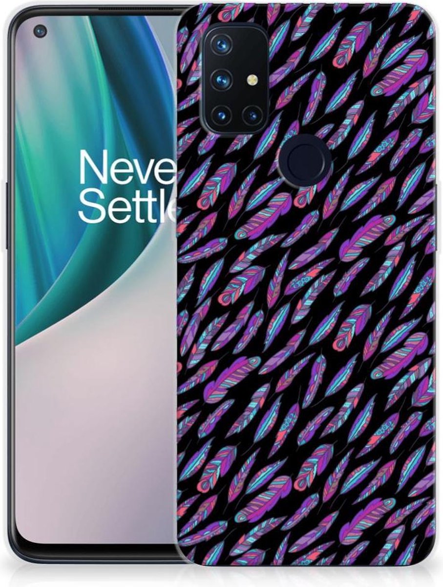 OnePlus Nord N10 5G TPU bumper Feathers Color