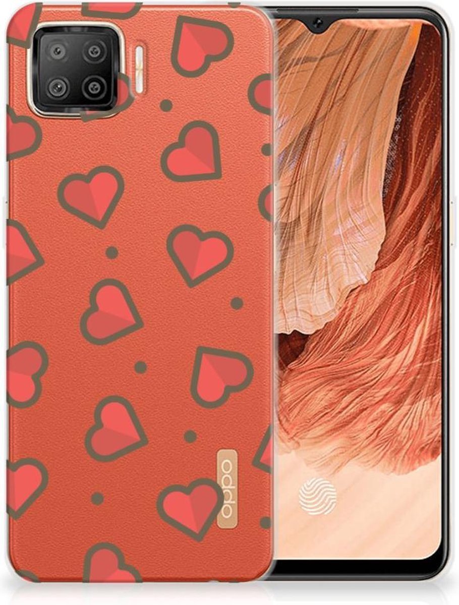 OPPO A73 4G TPU bumper Hearts