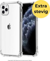 Hoesje iPhone 11 Pro Max - Transparant Shock Proof Case - Pless®