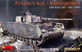 1:35 MiniArt 35342 Pz.Kpfw.IV Ausf. J Nibelungenwerk Late Prod. (Jan–Feb'45) Plastic kit