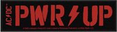 AC/DC - PWR-UP Patch - Super Strip - Zwart/Rood