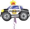 Folieballon - Politie auto - 45x60cm - Zonder vulling