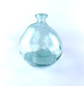 WDMT™ Bol vaas | Gerecycled glas | Blauw - groen tint