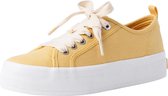 s.Oliver Dames Sneaker 5-5-23678-26 600 geel Maat: 37 EU