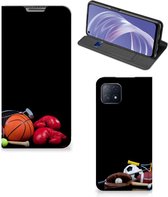 Bookcover Ontwerpen OPPO A73 5G Smart Cover Voetbal, Tennis, Boxing…