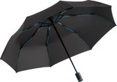 Mini paraplu - AOC - Mini Style - zwart/blauw