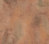 Papier peint aspect plâtre Profhome 953913-GU papier peint intissé lisse aspect spachtelputz brun orange gris mat 5,33 m2
