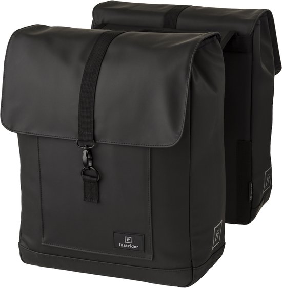 Fastrider Jaxx II Dubbele Fietstas - Basics MIK - Fietstassen 28L - Waterafstotend - Zwart