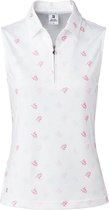 Veronica Dames Polo Wit/Print