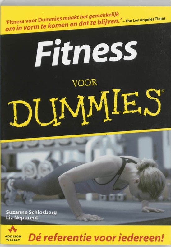 Cover van het boek 'Fitness voor Dummies' van L. Neporent en Suzanne Schlosberg