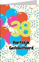 Verjaardagskaart 38 jaar