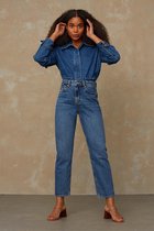 Kings Of Indigo - Caroline Cropped  - Jeans - Donker Blauw - W26 X L30