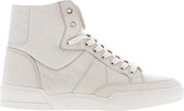 Tango | Brooke 8-k bone white leather high sneaker - bone white | Maat: 38