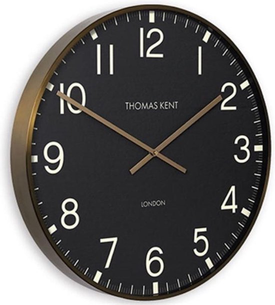 Thomas Kent - Klok rond Clocksmith M - 40cm - Bronsgoud