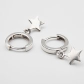 Star Hoop Earrings