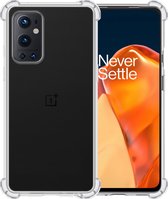 OnePlus 9 Pro Hoesje Siliconen Shock Proof Case Transparant - OnePlus 9 Pro Hoesje Cover Extra Stevig
