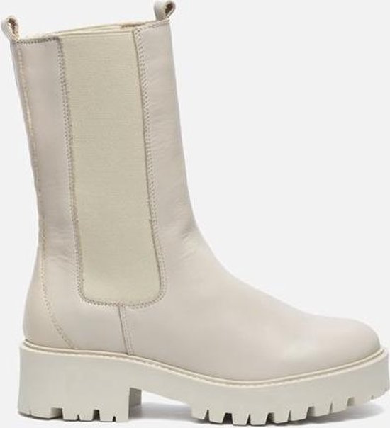 Cellini Hoge chelsea boots wit - Maat 41 | bol.com