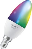 LEDVANCE LED lamp - Lampvoet: E14 - RGBW - 2700…6500 K - 5 W - SMART+ WiFi Candle Multicolour