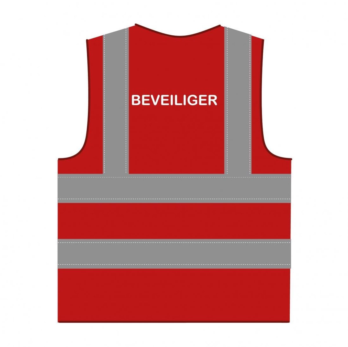 Beveiliger hesje RWS rood