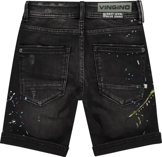 Donder namens Vervagen Vingino jeans korte broek Carlisio zwart vintage denim voor jongens - maat  104 | bol.com