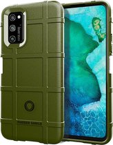 Voor Huawei Honor V30 Pro Full Coverage Shockproof TPU Case (Army Green)