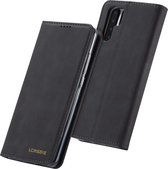 Voor Huawei P30 Pro LC.IMEEKE LC-002-serie Skin Hand Feeling PU + TPU Horizontale flip lederen tas met houder en kaartsleuf en portemonnee (zwart)