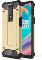 Magic Armor TPU + PC Combination Case voor OnePlus 6 (Goud)