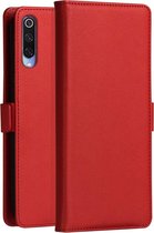 DZGOGO MILO-serie PC + PU horizontale flip lederen tas voor Xiaomi Mi 9, met houder en kaartsleuf en portemonnee (rood)