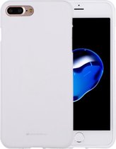 GOOSPERY SOFT FEELING voor iPhone 8 Plus & 7 Plus Liquid State TPU Drop-proof Soft Protective Back Cover Case (Wit)