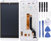 Lcd-scherm en digitizer volledige montage met frame voor HTC Desire 626 (wit)