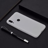Voor Xiaomi Redmi Note 7 Candy Color TPU Case (wit)