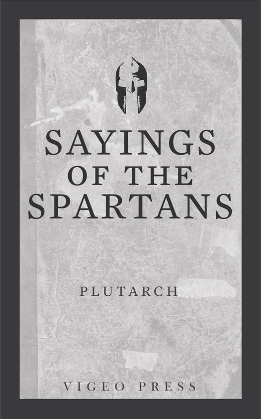 Sayings of the Spartans - cover
