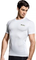 Select Compressie Shirt Heren 6900 - wit - maat S