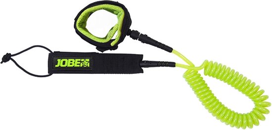 Jobe SUP Leash Coil - 10 ft - Lime