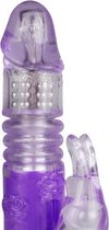 EasyToys Stotende Rabbit Vibrator - Paars - Paars - Sextoys - Vibrators - Vibo's - Vibrator Tarzan